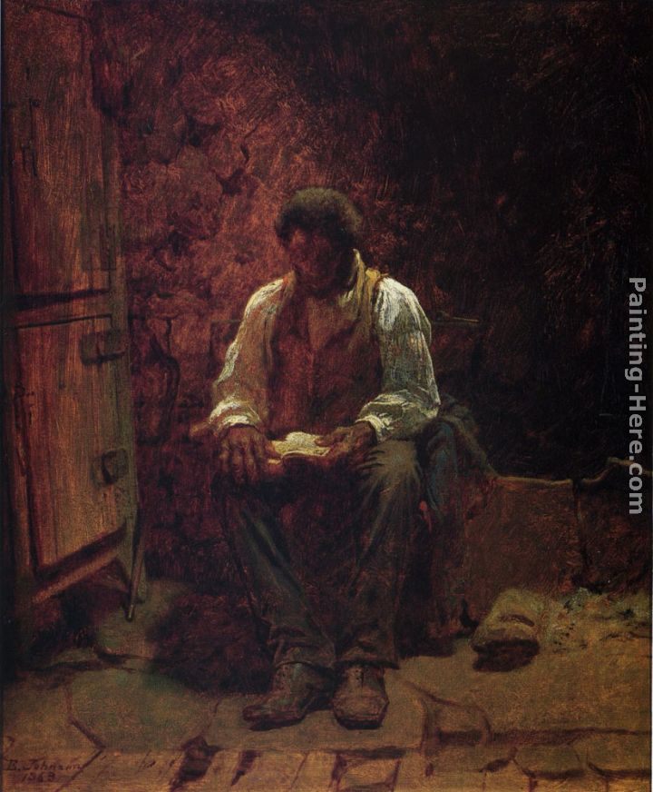 Eastman Johnson The Chimney Corner
